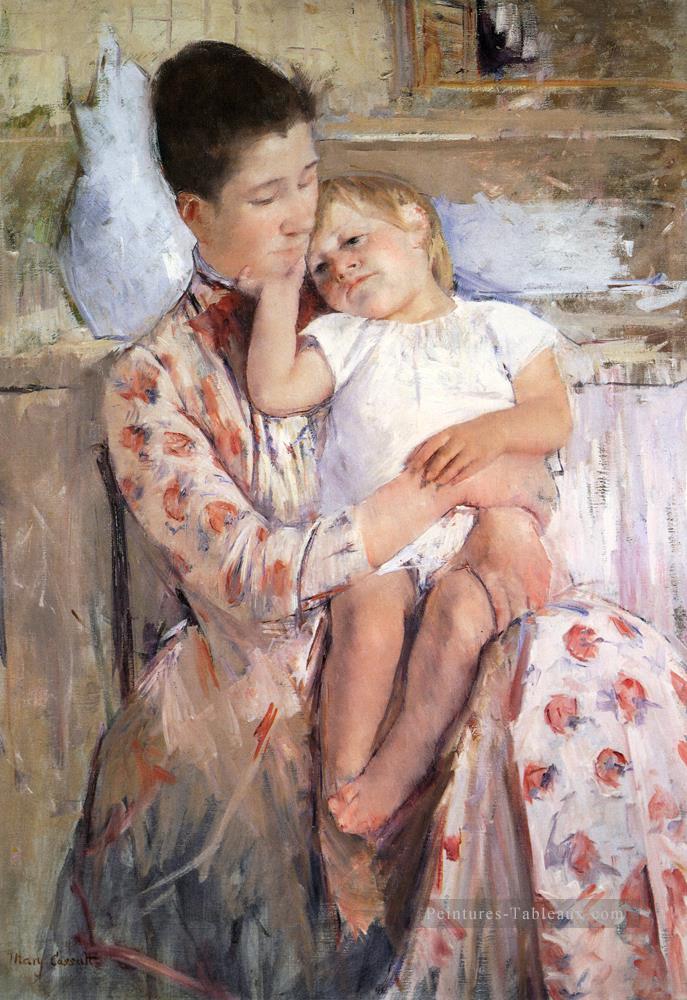 Mère et enfant 1890 mères des enfants Mary Cassatt Peintures à l'huile